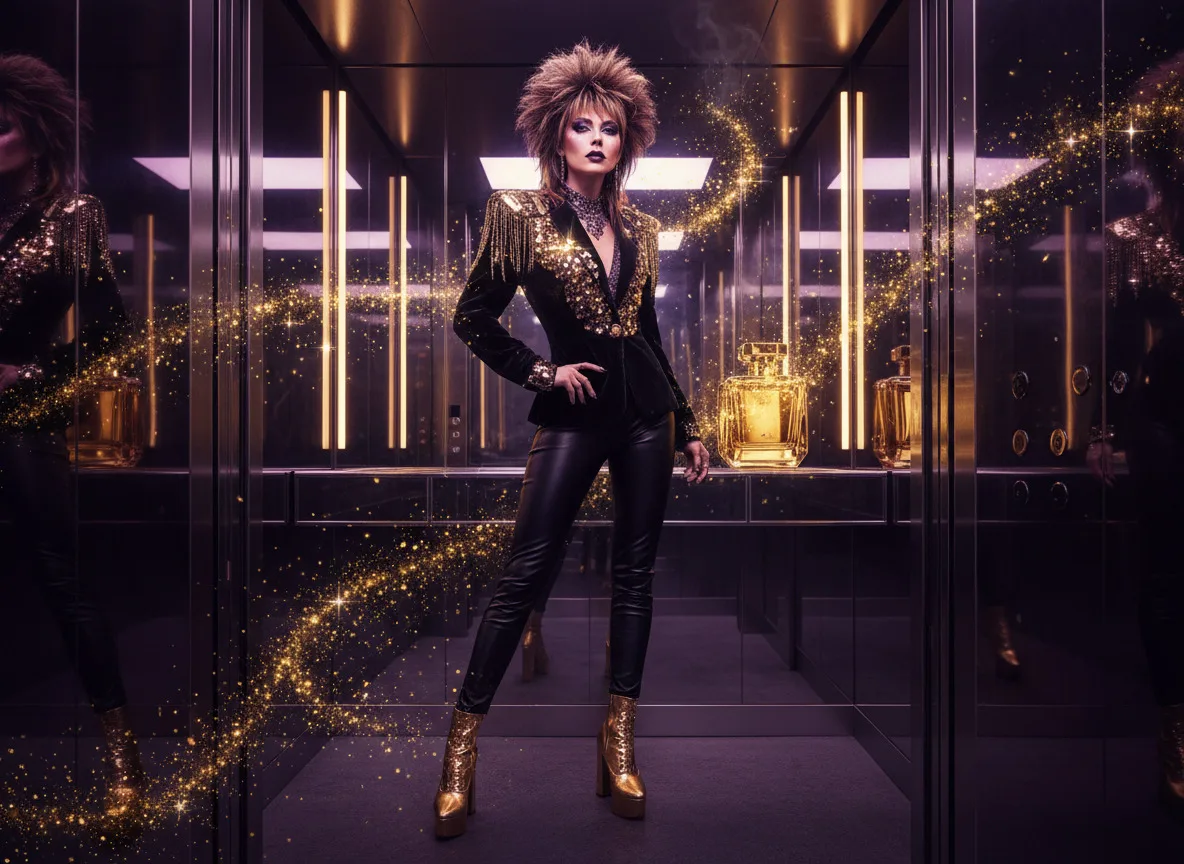 Capa do post A Estética "Glam Rock" na Perfumaria Feminina