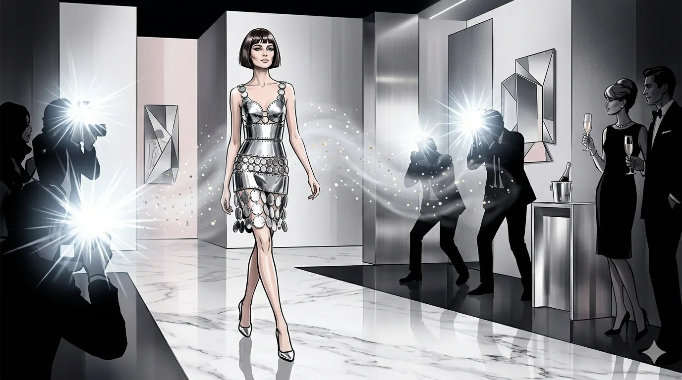 Slide Fragrâncias que traduzem a energia das passarelas de Paris dos anos 60